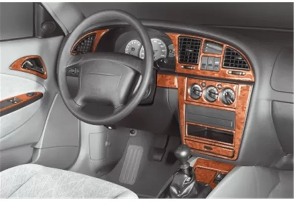 Daewoo Nubira II 07.99-02.04 Inleg dashboard Interieurset aansluitend en pasgemaakt op he 23 -Teile - 1 Daewoo Nubira II 07.99-02.04 Inleg dashboard Interieurset aansluitend en pasgemaakt op he 23 -Teile - 1