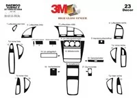 Daewoo Nubira II 07.99-02.04 Inleg dashboard Interieurset aansluitend en pasgemaakt op he 23 -Teile - 2 Daewoo Nubira II 07.99-02.04 Inleg dashboard Interieurset aansluitend en pasgemaakt op he 23 -Teile - 2