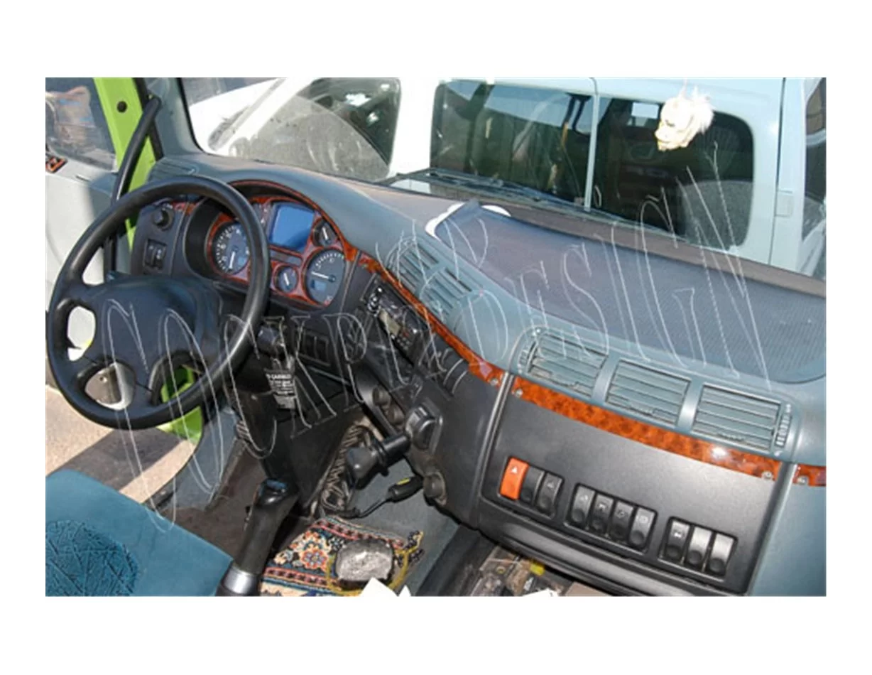 Daf CF 03.01-12.11 Inleg dashboard Interieurset aansluitend en pasgemaakt op he 16 -Teile - 1