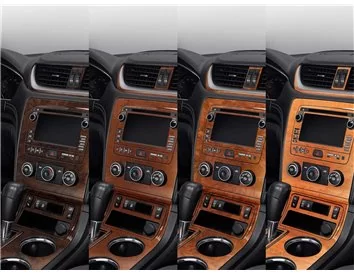 Dodge Caravan 2008-UP Full Set, Manual Gearbox AC Controls Interior BD Custom Dash Trim Kit