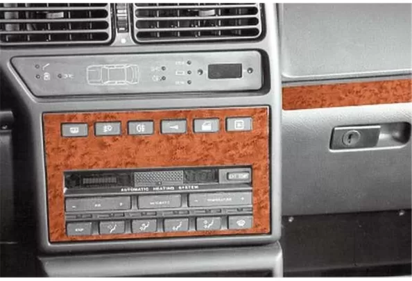 Fiat Croma 01.90-09.96 3D Interior Dashboard Trim Kit Dash Trim Dekor 6-Parts - 1 - Interior Dash Trim Kit Fiat Croma 01.90-09.96 3D Interior Dashboard Trim Kit Dash Trim Dekor 6-Parts - 1 - Interior Dash Trim Kit