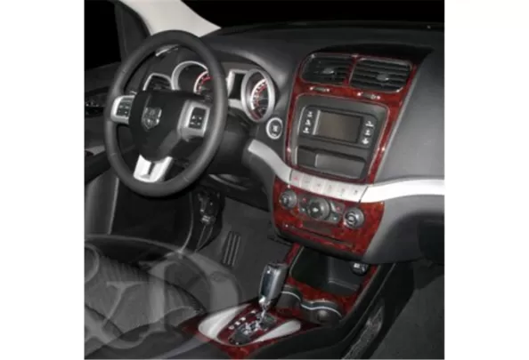 Fiat Freemont ab 2011 3D Interior Dashboard Trim Kit Dash Trim Dekor 19-Parts - 1 - Interior Dash Trim Kit