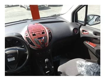 Ford Courier 01.2014 Kit de garniture de tableau de bord intérieur 3D Dash Trim Dekor 29-Parts - 1