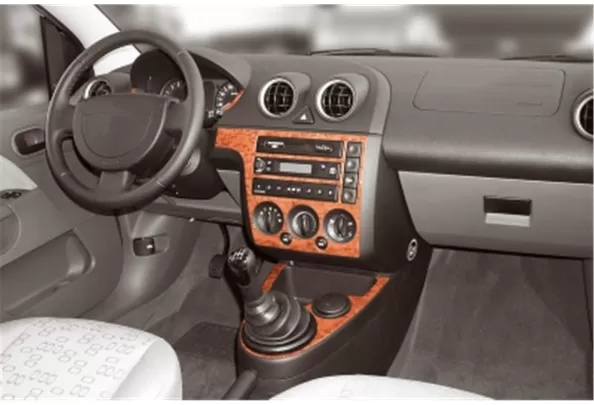 Ford Fiesta 03.02-08.05 Inleg dashboard Interieurset aansluitend en pasgemaakt op he 7 -Teile - 1 Ford Fiesta 03.02-08.05 Inleg dashboard Interieurset aansluitend en pasgemaakt op he 7 -Teile - 1