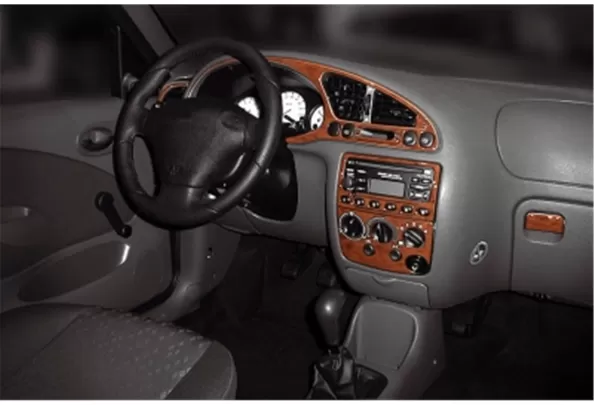 Ford Fiesta 08.99-02.02 3D Interior Dashboard Trim Kit Dash Trim Dekor 13-Parts - 1 - Interior Dash Trim Kit Ford Fiesta 08.99-02.02 3D Interior Dashboard Trim Kit Dash Trim Dekor 13-Parts - 1 - Interior Dash Trim Kit