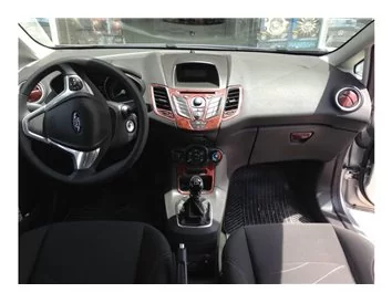 Ford Fiesta 10.2010 Inleg dashboard interieurset aansluitend en pasgemaakt op he 22-Delig - 1