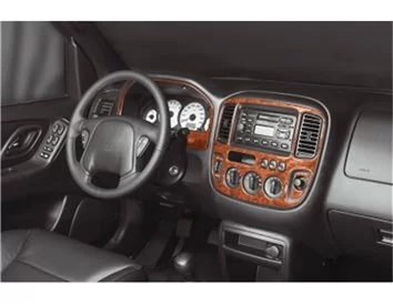 Ford Maverick 01.2001 Kit de garniture de tableau de bord intérieur 3D Dash Trim Dekor 6-Parts - 1