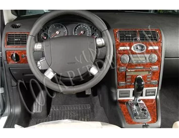 Ford Mondeo 06.03-06.06 Kit de garniture de tableau de bord intérieur 3D Dash Trim Dekor 13-Parts - 1