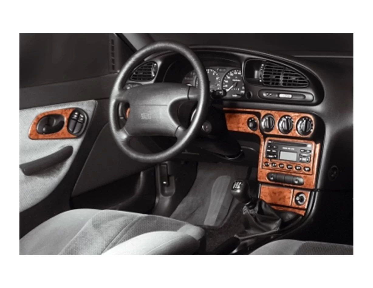 Ford Mondeo 10.96-09.00 3D Interior Dashboard Trim Kit Dash Trim Dekor 18-Parts - 1 - Interior Dash Trim Kit