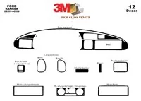 Ford Ranger 06.99-06.06 Inleg dashboard Interieurset aansluitend en pasgemaakt op he 12-Teile - 2