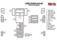 Ford Taurus 2010-UP Interieur BD Dash Trim Kit - 1 Ford Taurus 2010-UP Interieur BD Dash Trim Kit - 1