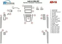 Audi A4 2000-2001 Ensemble complet, Kit de garnitures de tableau de bord intérieur BD pour boîte de vitesses automatique - 1 Audi A4 2000-2001 Ensemble complet, Kit de garnitures de tableau de bord intérieur BD pour boîte de vitesses automatique - 1