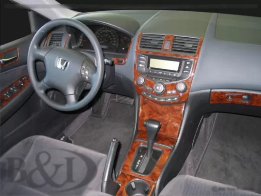 Honda Accord 2003-2007 Full Set, With Nav system Interior BD Dash Trim Kit - 1 - Interior Dash Trim Kit Honda Accord 2003-2007 Full Set, With Nav system Interior BD Dash Trim Kit - 1 - Interior Dash Trim Kit