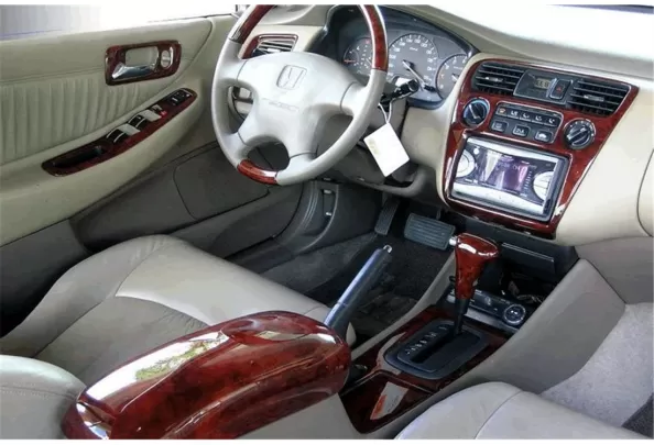 Honda Accord Euro 06.98-02.02 Kit de garniture de tableau de bord intérieur 3D Dash Trim Dekor 11-Parts - 1 Honda Accord Euro 06.98-02.02 Kit de garniture de tableau de bord intérieur 3D Dash Trim Dekor 11-Parts - 1