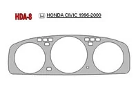 Kit de décoration de tableau de bord BD pour Honda Civic 1992-1995 - 1 Kit de décoration de tableau de bord BD pour Honda Civic 1992-1995 - 1