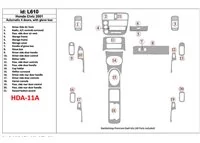Honda Civic 2001-2001 Boîte de vitesses automatique, 4 portes, avec boîte à étincelles, ensemble de 21 pièces Kit de garniture d Honda Civic 2001-2001 Boîte de vitesses automatique, 4 portes, avec boîte à étincelles, ensemble de 21 pièces Kit de garniture d