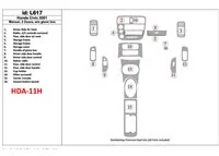 Honda Civic 2001-2001 Boîte de vitesses manuelle, 2 portes, sans boîte à étincelles, ensemble de 16 pièces Kit de garniture de t Honda Civic 2001-2001 Boîte de vitesses manuelle, 2 portes, sans boîte à étincelles, ensemble de 16 pièces Kit de garniture de t