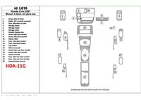 Honda Civic 2001-2001 Boîte de vitesses manuelle, 4 portes, sans boîte à étincelles, ensemble de 20 pièces Kit de garniture de t Honda Civic 2001-2001 Boîte de vitesses manuelle, 4 portes, sans boîte à étincelles, ensemble de 20 pièces Kit de garniture de t