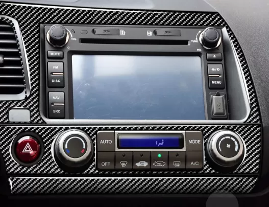 Honda Civic 2006-2011 4 Doors, With NAVI system Interior BD Dash Trim Kit - 1 - Interior Dash Trim Kit Honda Civic 2006-2011 4 Doors, With NAVI system Interior BD Dash Trim Kit - 1 - Interior Dash Trim Kit