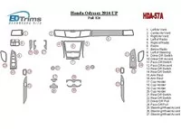 Honda Odyssey 2014-UP Kit complet de garnitures de tableau de bord intérieur BD - 1