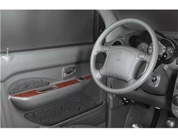 Hyundai Atos 03.98-06.06 Inleg dashboard Interieurset aansluitend en pasgemaakt op he 6-Teile - 1