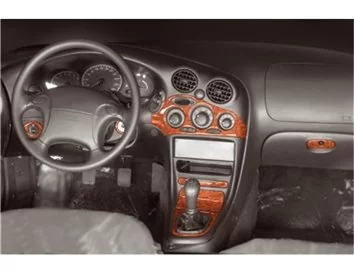 Hyundai Coupé 08.96-12.04 Kit de garniture de tableau de bord intérieur 3D Dash Trim Dekor 8-Parts - 1