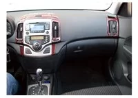 Hyundai I 30 Ensemble complet 09.2007 Kit de garniture de tableau de bord intérieur 3D Décoration de tableau de bord 18 pièces -