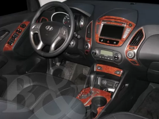 Hyundai ix35 2010-UP Basic Set, Without NAVI Interior BD Dash Trim Kit - 1 - Interior Dash Trim Kit Hyundai ix35 2010-UP Basic Set, Without NAVI Interior BD Dash Trim Kit - 1 - Interior Dash Trim Kit
