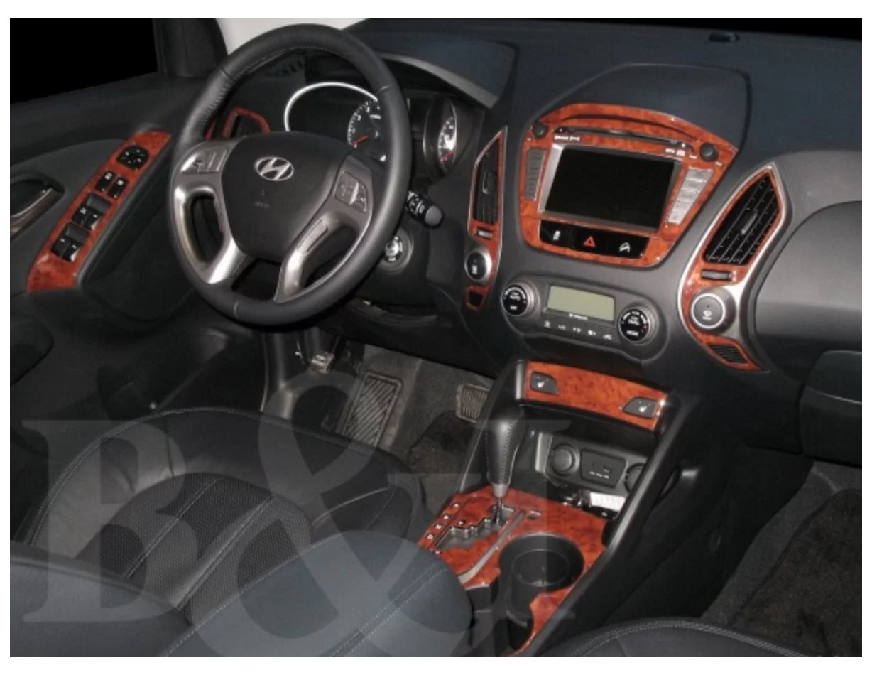 Kit de base Hyundai ix35 2010-UP, sans kit de garniture de tableau de bord intérieur NAVI BD - 1