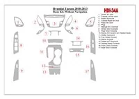 Hyundai ix35 2010-UP Basic Set, Without NAVI Interior BD Dash Trim Kit - 2 - Interior Dash Trim Kit Hyundai ix35 2010-UP Basic Set, Without NAVI Interior BD Dash Trim Kit - 2 - Interior Dash Trim Kit