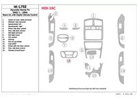 Hyundai Santa Fe 2002-2004 Basic Set, With Automatic Climate Control, 16 Parts set Interior BD Dash Trim Kit - 1 - Interior Dash Hyundai Santa Fe 2002-2004 Basic Set, With Automatic Climate Control, 16 Parts set Interior BD Dash Trim Kit - 1 - Interior Dash