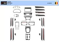 Audi Q3 8U 2011–2018 Kit de décoration intérieure 3D pour tableau de bord Dash Trim Dekor 22 pièces - 1