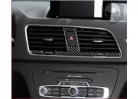 Audi Q3 8U 2011–2018 Kit de décoration intérieure 3D pour tableau de bord Dash Trim Dekor 22 pièces - 2