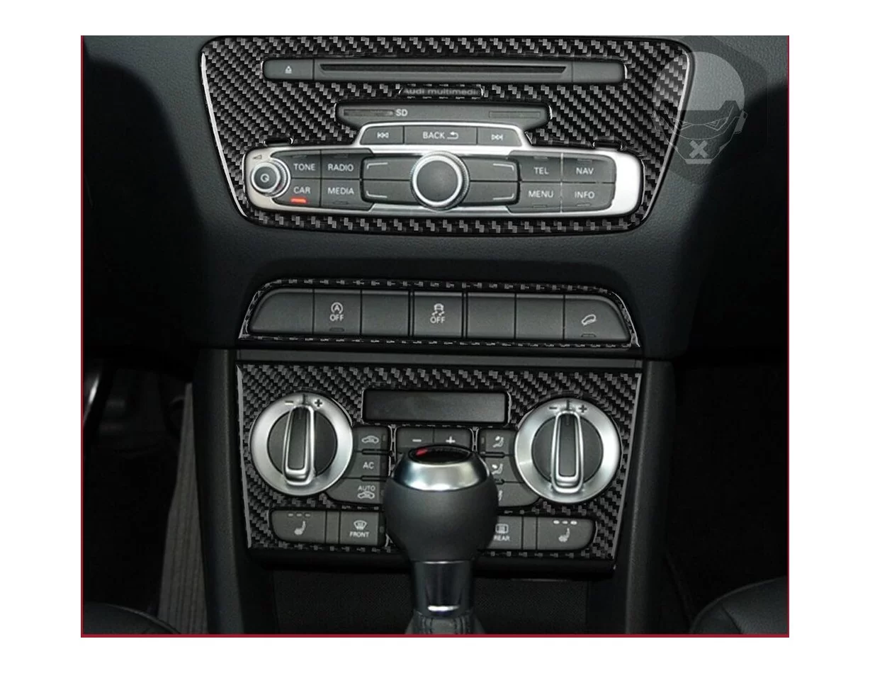 Audi Q3 ab 2015 3D BASIC Intérieur Tableau de Bord Garniture Kit Dash Trim Dekor 28-Parts - 1