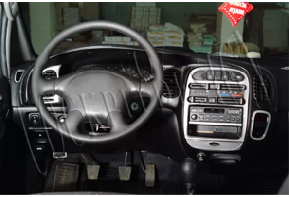 Hyundai Starex 01.01-12.07 Kit de garniture de tableau de bord intérieur 3D Dash Trim Dekor 11-Parts - 1