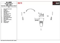 Boîte de vitesses automatique Hyundai Tiburon 2000-2002, sans CD, ensemble de 15 pièces Kit de garniture de tableau de bord inté Boîte de vitesses automatique Hyundai Tiburon 2000-2002, sans CD, ensemble de 15 pièces Kit de garniture de tableau de bord inté
