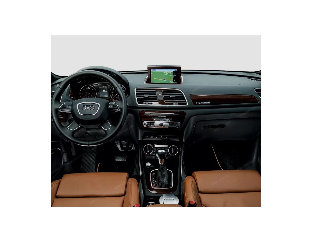 Audi Q3 ab 2015 3D Dashboard Interieurset aansluitend en pasgemaakt op he 49-Teile - 1