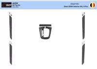 Audi Q3 ab 2015 3D OVER OEM Dashboard Trim Kit aansluitend en pasgemaakt op he 9-Teile - 2
