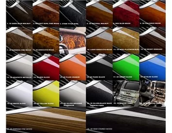 Hyundai Tucson 2014-2015 Full Set, c NAVI, Limited Model Interior BD Custom Dash Trim Kit