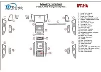 Infiniti FX 2009-2009 Ensemble complet de garnitures de tableau de bord intérieur BD - 1 Infiniti FX 2009-2009 Ensemble complet de garnitures de tableau de bord intérieur BD - 1