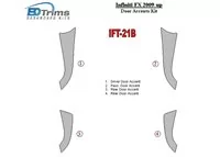 Infiniti FX 2009-UP Doors Accent Kit de garnitures de tableau de bord intérieur BD - 2 Infiniti FX 2009-UP Doors Accent Kit de garnitures de tableau de bord intérieur BD - 2
