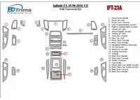 Infiniti FX 2010-UP Volledige universele set Interieur BD Dash Trim Kit - 1