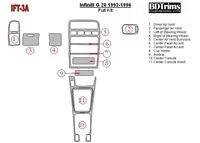 Infiniti G 1992-1996 Volledige set interieur BD dashboardafwerkingsset - 1 Infiniti G 1992-1996 Volledige set interieur BD dashboardafwerkingsset - 1
