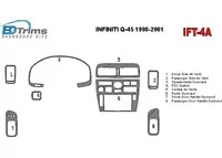 Infiniti Q45 1998-2001 OEM-naleving Interieur BD Dash Trim Kit - 1 Infiniti Q45 1998-2001 OEM-naleving Interieur BD Dash Trim Kit - 1