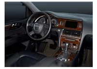 Audi Q7 2007-2014 FULL 3D Kit de garnitures de tableau de bord intérieur Dash Trim Dekor 50-Parts - 1 Audi Q7 2007-2014 FULL 3D Kit de garnitures de tableau de bord intérieur Dash Trim Dekor 50-Parts - 1
