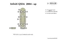 Infiniti QX56 2004-2007 Kit de garniture de tableau de bord intérieur BD pour console au pavillon - 1 Infiniti QX56 2004-2007 Kit de garniture de tableau de bord intérieur BD pour console au pavillon - 1