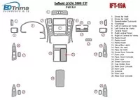 Infiniti QX56 2008-UP Kit de garniture de tableau de bord intérieur BD complet - 1 Infiniti QX56 2008-UP Kit de garniture de tableau de bord intérieur BD complet - 1