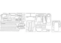 Audi Q7 2007-2014 FULL 3D Kit de garnitures de tableau de bord intérieur Dash Trim Dekor 50-Parts - 2 Audi Q7 2007-2014 FULL 3D Kit de garnitures de tableau de bord intérieur Dash Trim Dekor 50-Parts - 2