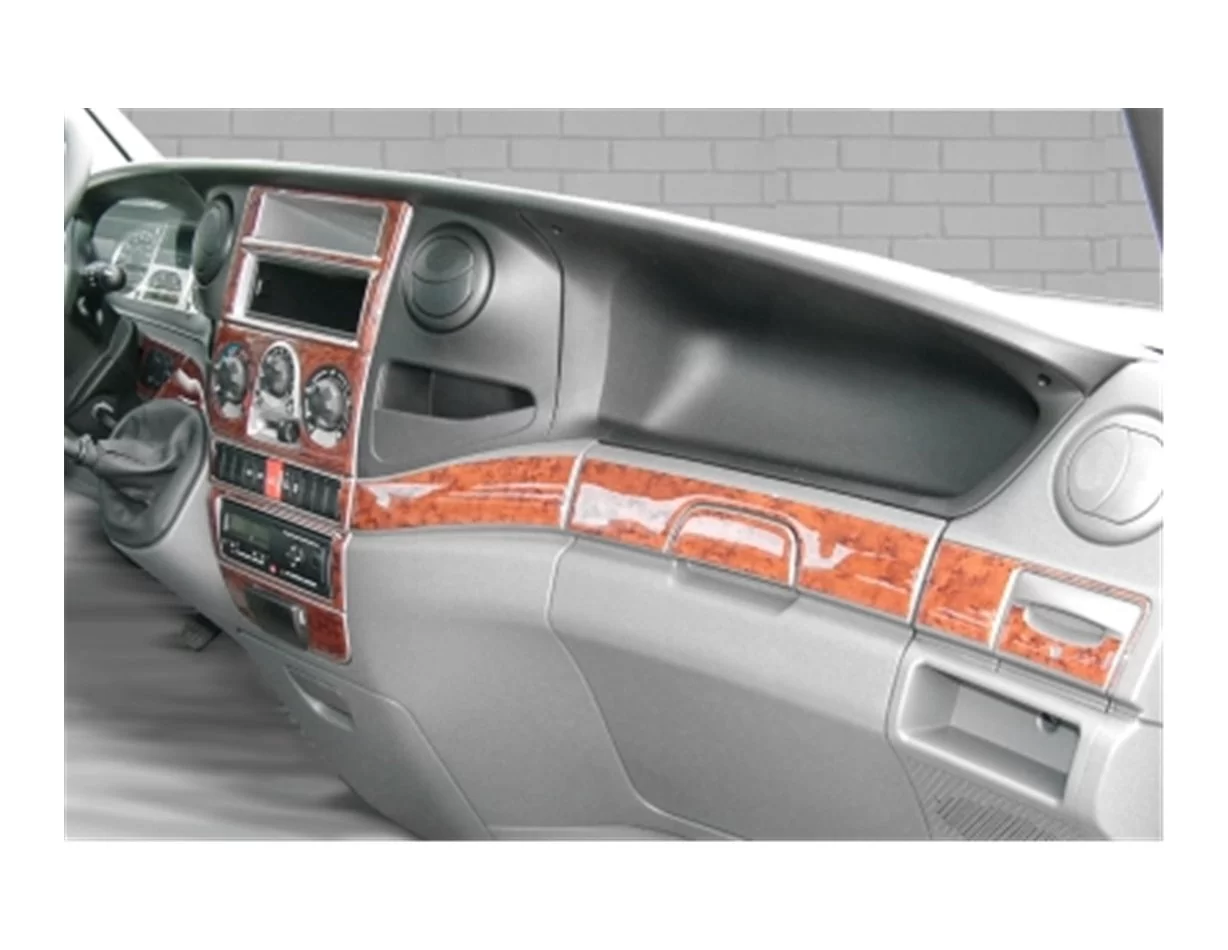 Iveco Daily 01.2007 Kit de garniture de tableau de bord intérieur 3D Dash Trim Dekor 29-Parts - 1