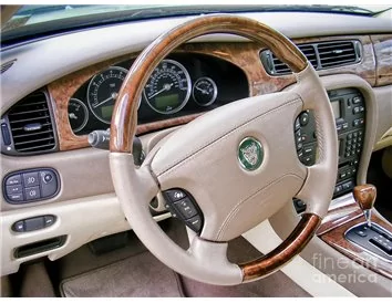 Jaguar XJ8 358 2007-2009, volledige set, automatische versnellingspook interieurdashboard trimkit - 1